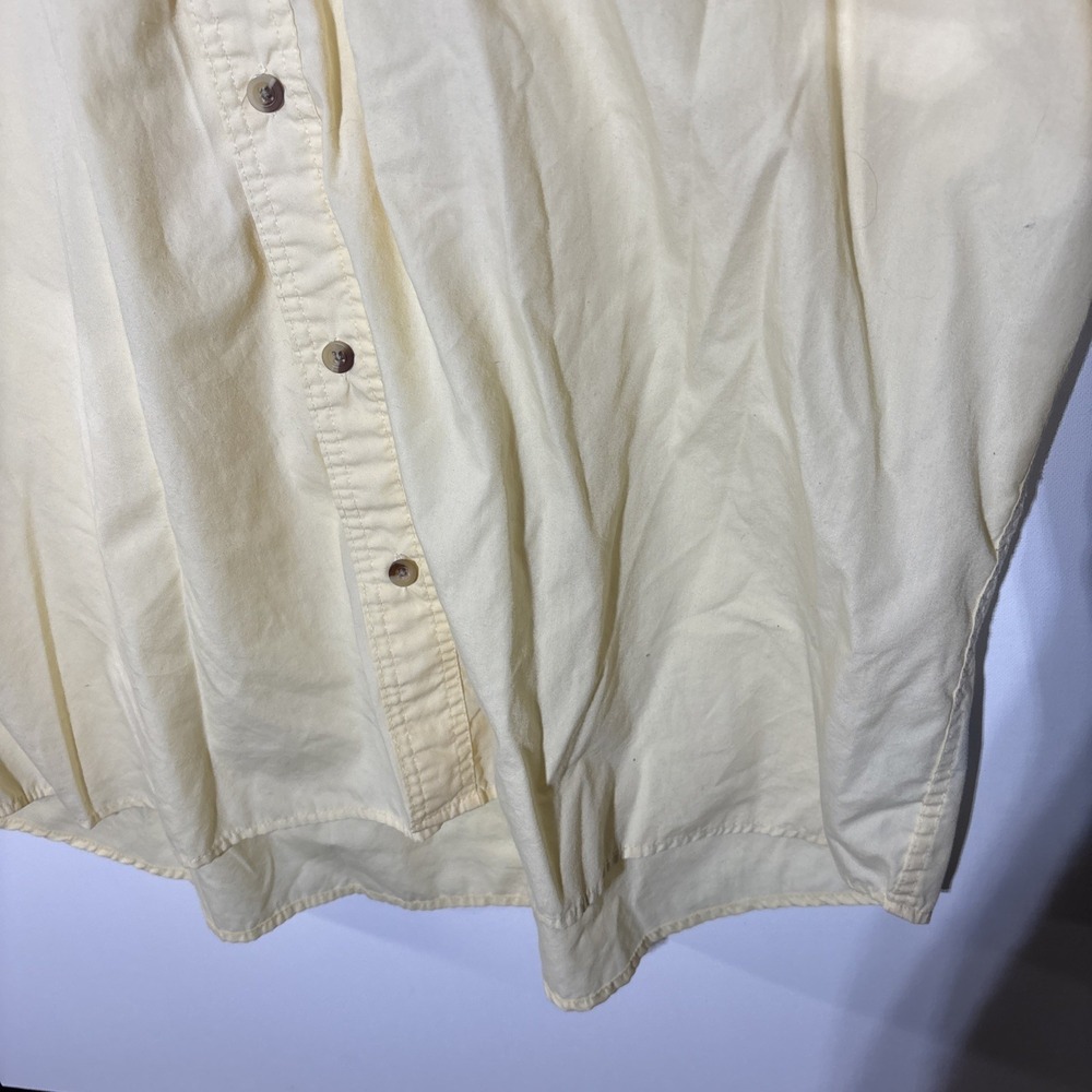 World Wide Sportsman Fishing Shirt 2XL Yellow Vented Mesh Lined Outdoor - Picture 6 of 16